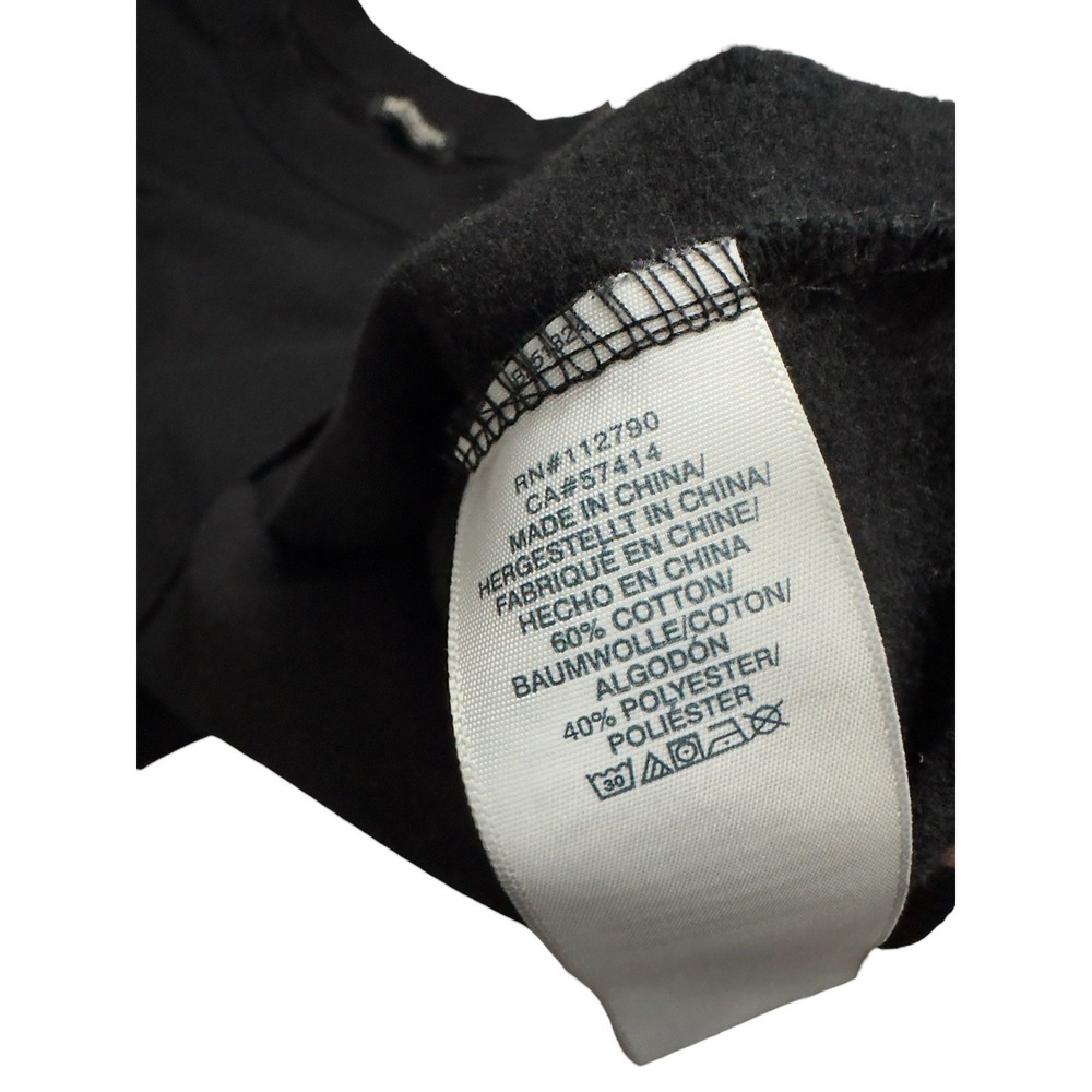 True Religion Black Gold Buddha Logo Crop Style Pullover Sweatshirt Sweater READ - Picture 5 of 6